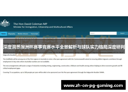 深度洞悉澳洲杯赛事竞赛水平全景解析与球队实力格局深度研判