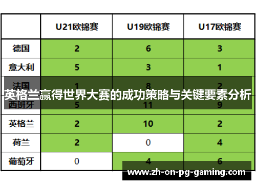英格兰赢得世界大赛的成功策略与关键要素分析